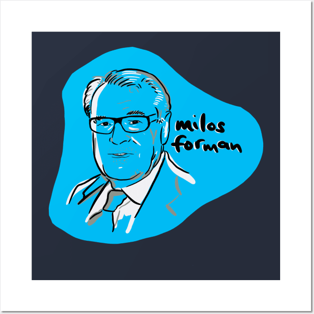 Milos Forman Wall Art by realisateur